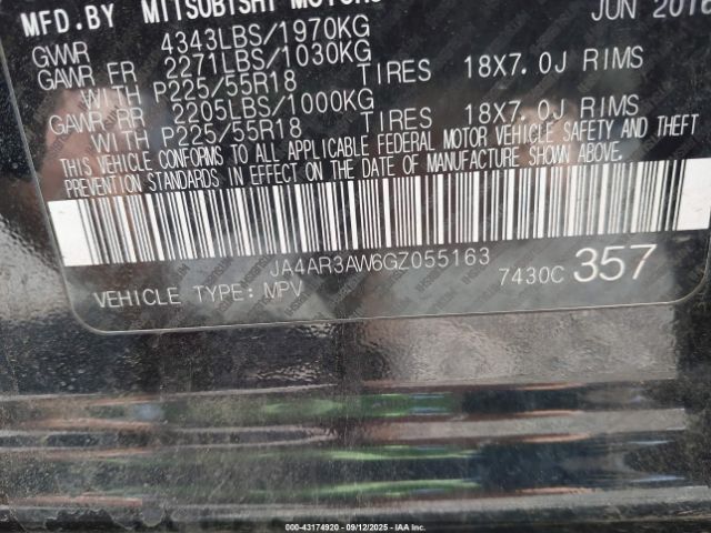 2016 MITSUBISHI OUTLANDER SPORT JA4AR3AW6GZ055163 Photo 8