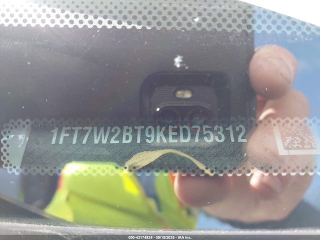 Aukcja sprzedaży 2019 Ford F-250 Xlt, vin: 1FT7W2BT9KED75312, numer aukcji: 43174924
