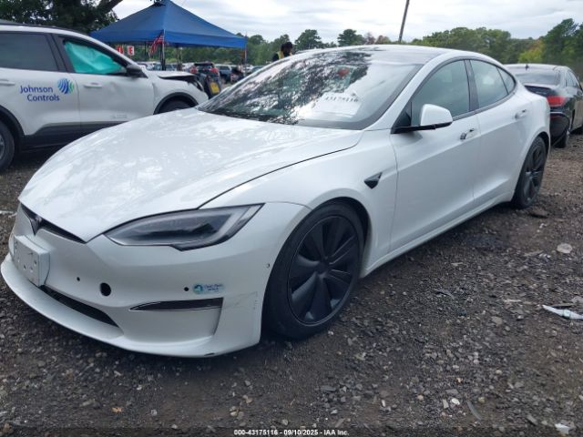 2021 TESLA MODEL S 5YJSA1E6XMF443014 Photo 1