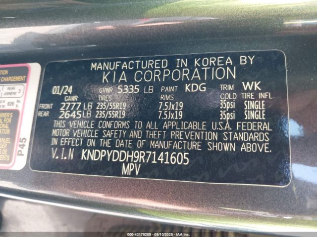 2024 KIA SPORTAGE PLUG-IN HYBRID KNDPYDDH9R7141605 Photo 8