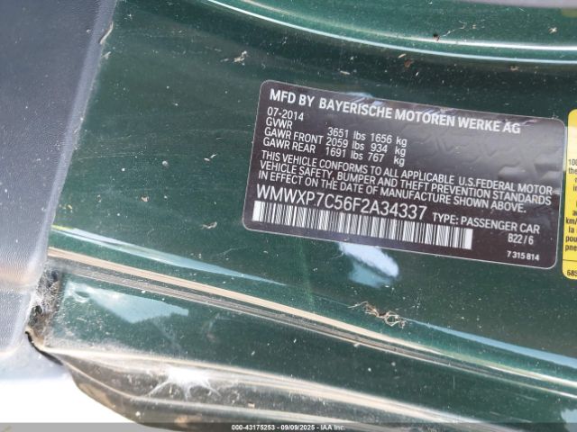 2015 MINI HARDTOP WMWXP7C56F2A34337 Photo 8