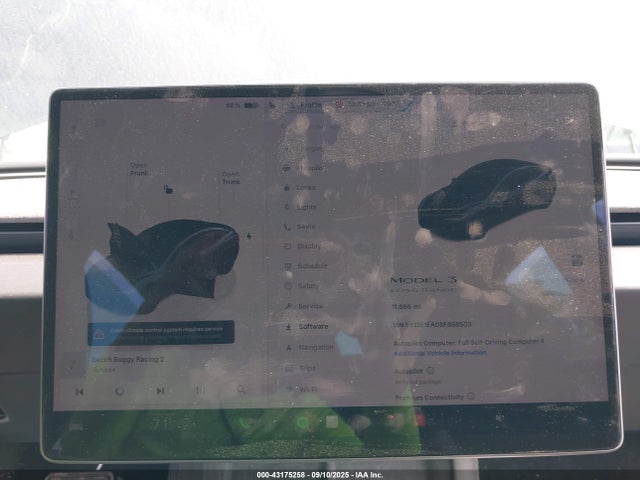 2025 TESLA MODEL 3 5YJ3E1EA0SF888503 Photo 6