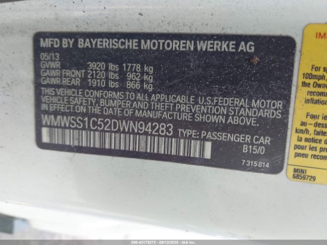 2013 MINI PACEMAN WMWSS1C52DWN94283 Photo 8