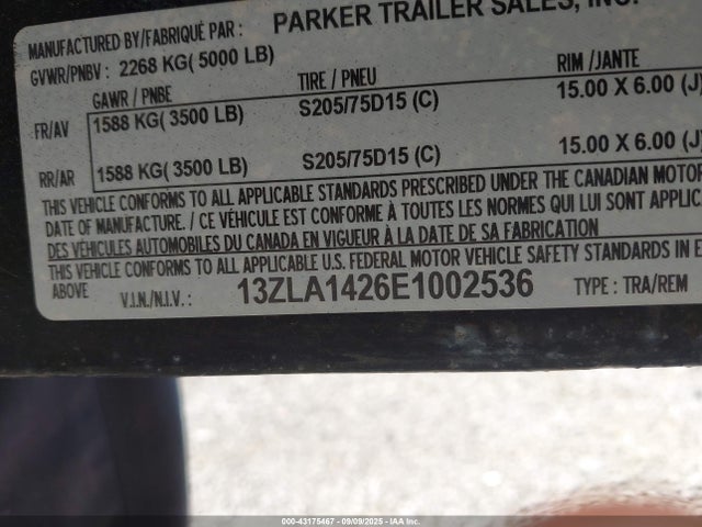 13ZLA1426E1002536 Aca 2014