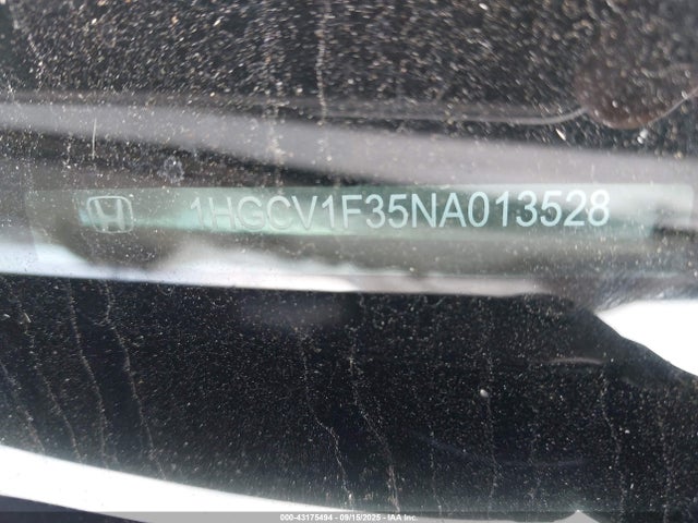 1HGCV1F35NA013528 Honda l15be