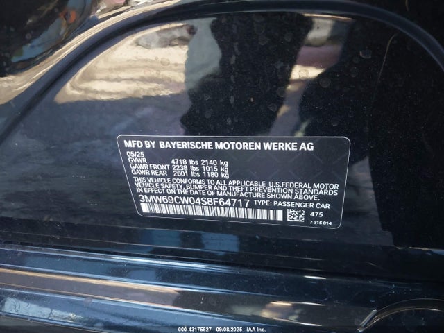 3MW69CW04S8F64717 BMW 2025