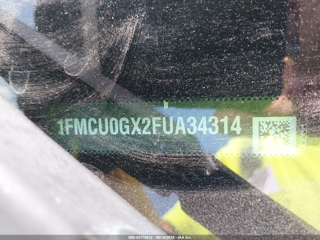 1FMCU0GX2FUA34314 Ford 2015