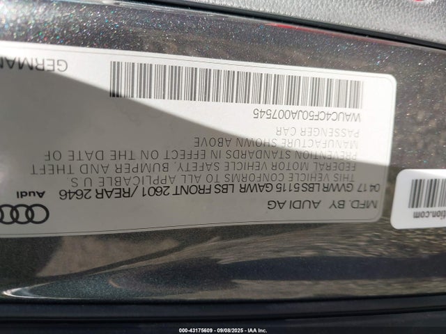 2018 AUDI S5 WAUC4CF50JA007545 Photo 8