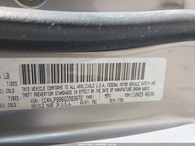 Jeep Patriot 2016 1C4NJPBB6GD583672 Image 9
