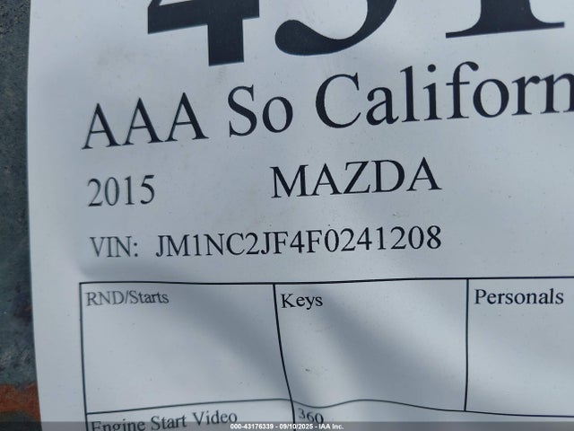 Mazda lf 2015 JM1NC2JF4F0241208 Image 12