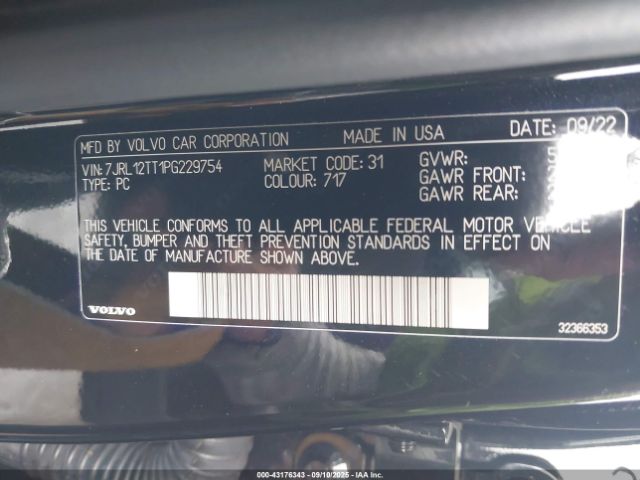 2023 VOLVO S60 7JRL12TT1PG229754 Photo 8