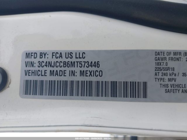 2021 JEEP COMPASS 3C4NJCCB6MT573446 Photo 8