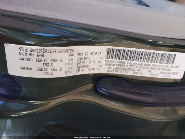 2006 JEEP COMMANDER 1J8HH58N86C357645 Photo 8