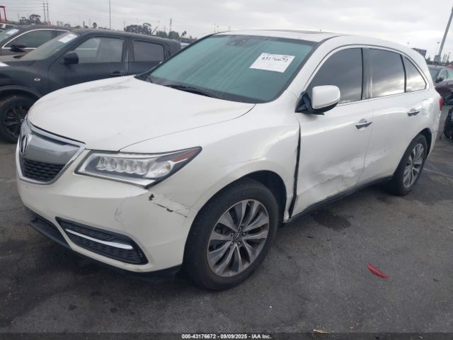 2014 ACURA MDX 5FRYD3H45EB018081 Photo 1