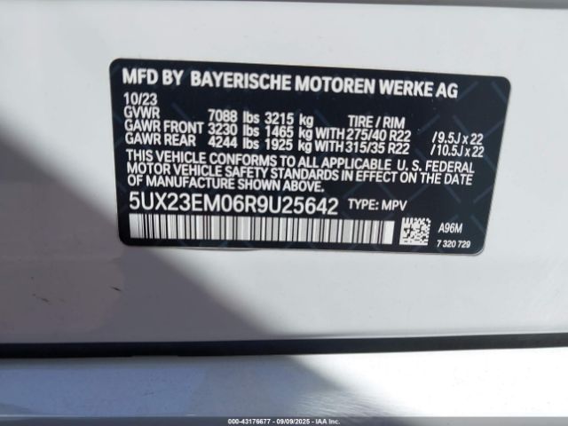 2024 BMW X7 5UX23EM06R9U25642 Photo 8