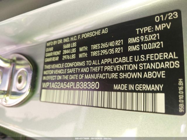 2023 PORSCHE MACAN WP1AG2A54PLB38380 Photo 8