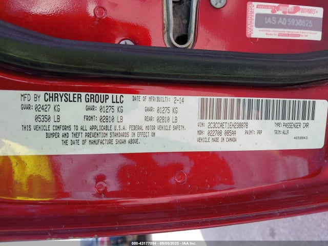 2C3CCAET1EH238878 Chrysler 300