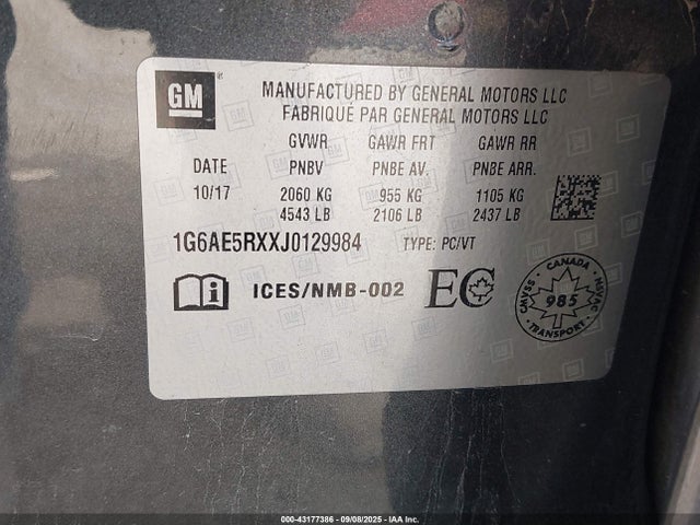 2018 CADILLAC ATS 1G6AE5RXXJ0129984 Photo 8