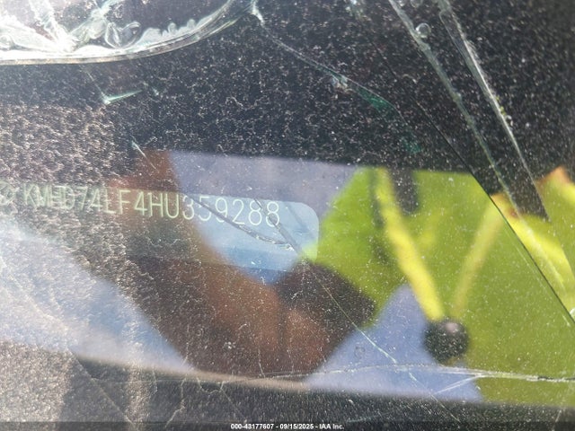 Hyundai 2017 2017 KMHD74LF4HU359288 Image 9
