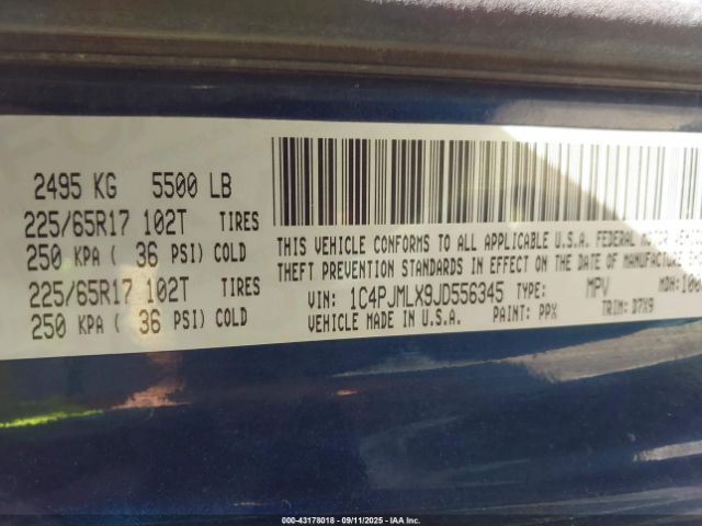 2018 JEEP CHEROKEE 1C4PJMLX9JD556345 Photo 8