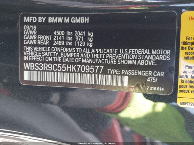 2017 BMW M4 WBS3R9C55HK709577 Photo 8