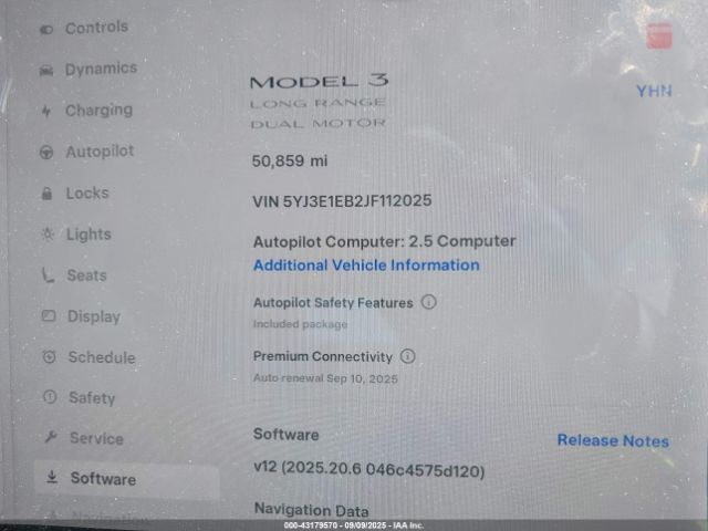 2018 TESLA MODEL 3 5YJ3E1EB2JF112025 Photo 6