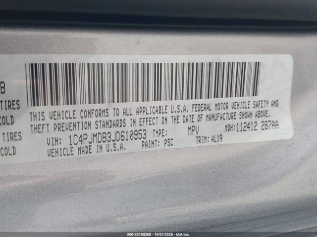 2018 JEEP CHEROKEE 1C4PJMDB3JD610953 Photo 8