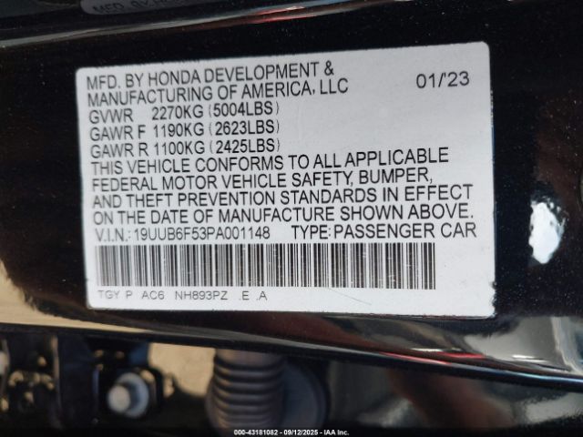 2023 ACURA TLX 19UUB6F53PA001148 Photo 8