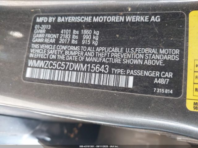 2013 MINI COUNTRYMAN WMWZC5C57DWM15643 Photo 8