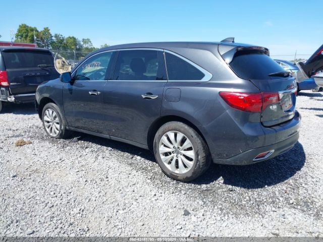 2014 ACURA MDX 5FRYD4H43EB044376 Photo 2