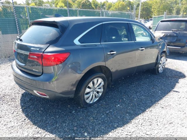 2014 ACURA MDX 5FRYD4H43EB044376 Photo 3