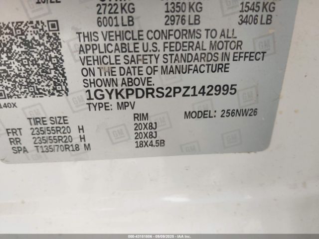 2023 CADILLAC XT6 1GYKPDRS2PZ142995 Photo 8