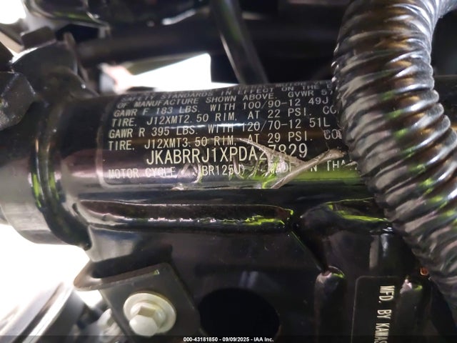 Kawasaki Z125 Pro 2023 JKABRRJ1XPDA27829 Image 10