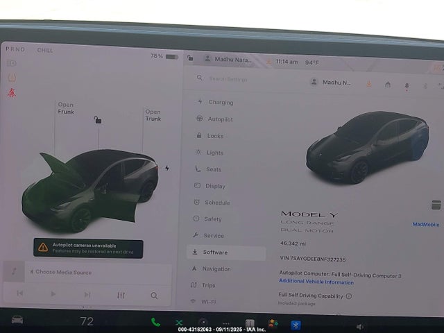 7SAYGDEE8NF327235 Tesla 2022