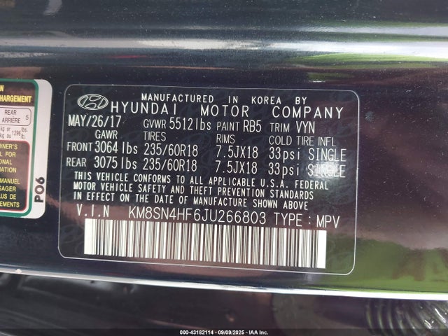 KM8SN4HF6JU266803 Hyundai gdi lambda ?