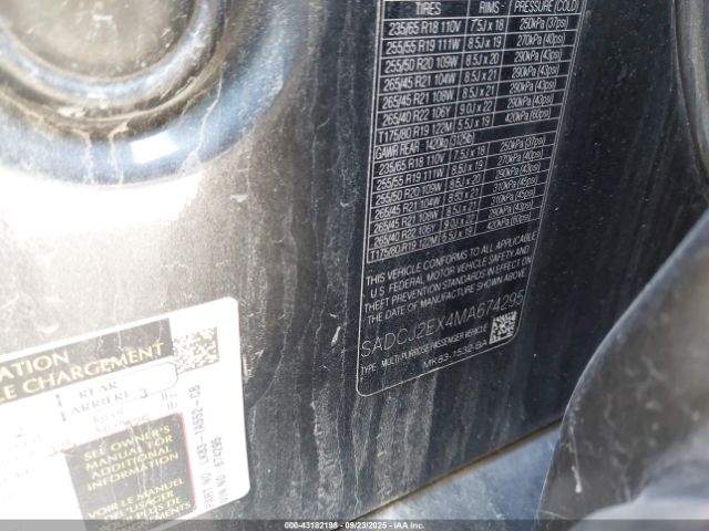 2021 JAGUAR F-PACE SADCJ2EX4MA674295 Photo 8