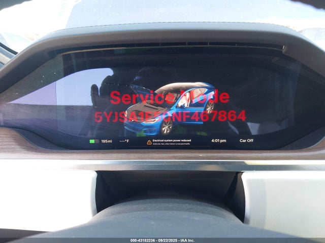 2022 TESLA MODEL S 5YJSA1E50NF467864 Photo 6