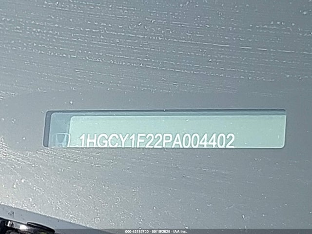 1HGCY1F22PA004402 Honda l15be