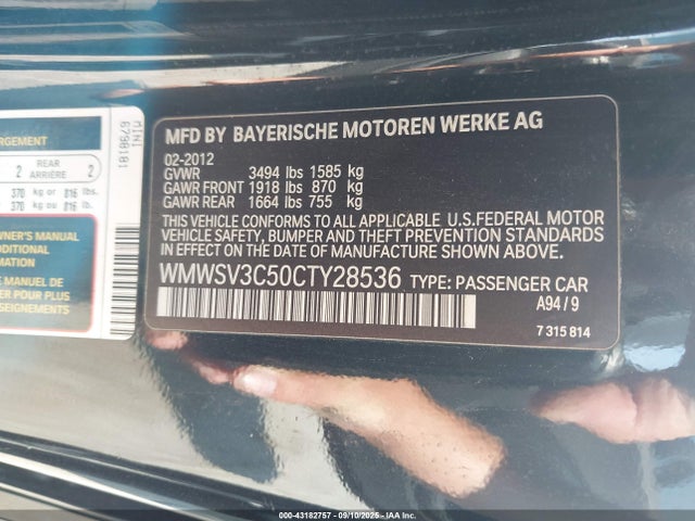 2012 MINI COOPER S WMWSV3C50CTY28536 Photo 8