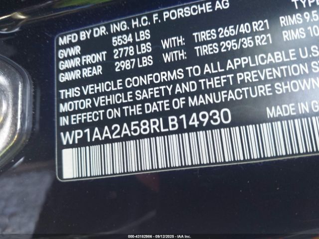 2024 PORSCHE MACAN WP1AA2A58RLB14930 Photo 8