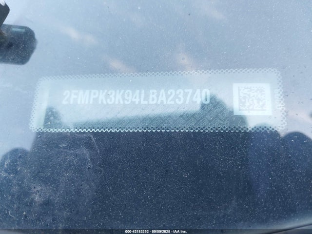 2FMPK3K94LBA23740 Ford 2.0l gtdi w/premium fuel