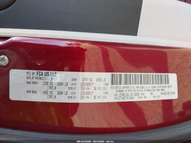 2018 CHRYSLER PACIFICA 2C4RC1BG1JR119830 Photo 8