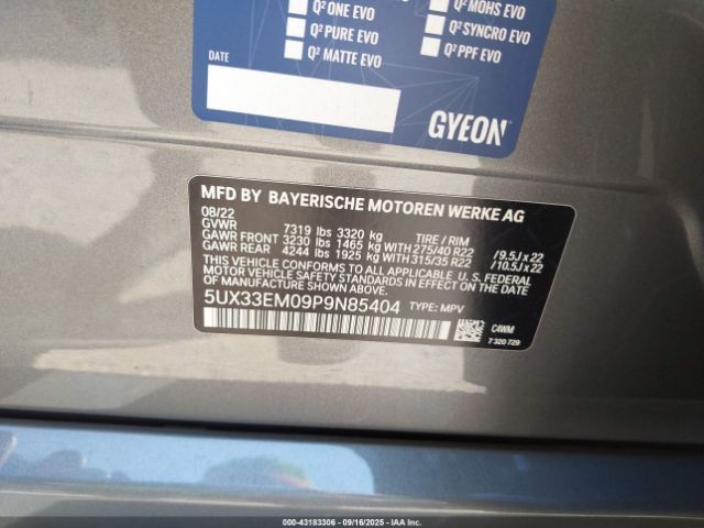 2023 BMW X7 5UX33EM09P9N85404 Photo 8