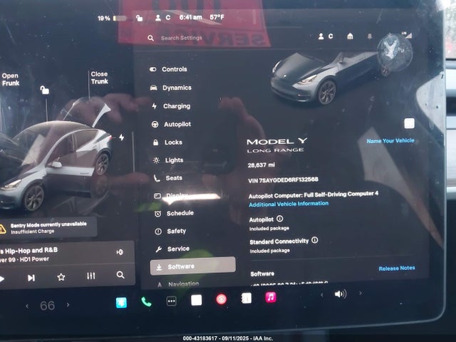 2024 TESLA MODEL Y 7SAYGDED6RF132568 Photo 6