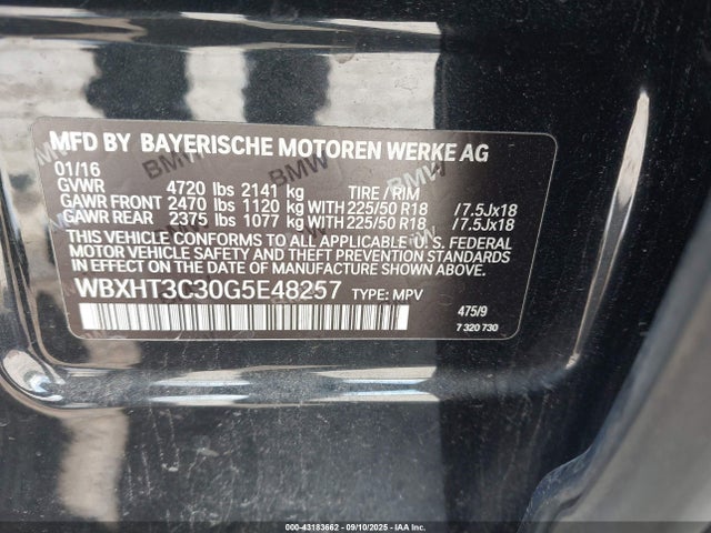 2016 BMW X1 WBXHT3C30G5E48257 Photo 8