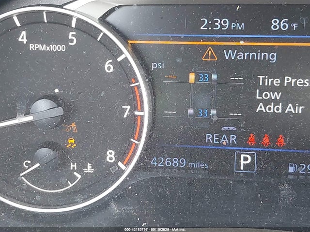 1N4BL4DV4RN360682 Nissan Altima Sv Fwd