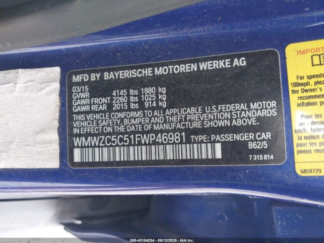 2015 MINI COUNTRYMAN WMWZC5C51FWP46981 Photo 8