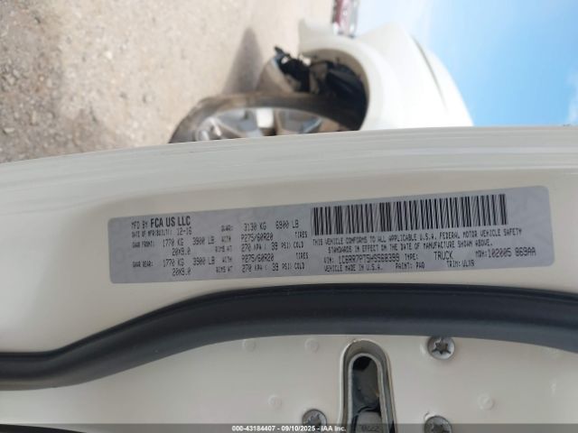 2017 RAM 1500 1C6RR7PT5HS568399 Photo 8