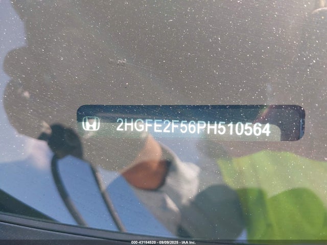 Honda k20c2 2023 2HGFE2F56PH510564 Image 9