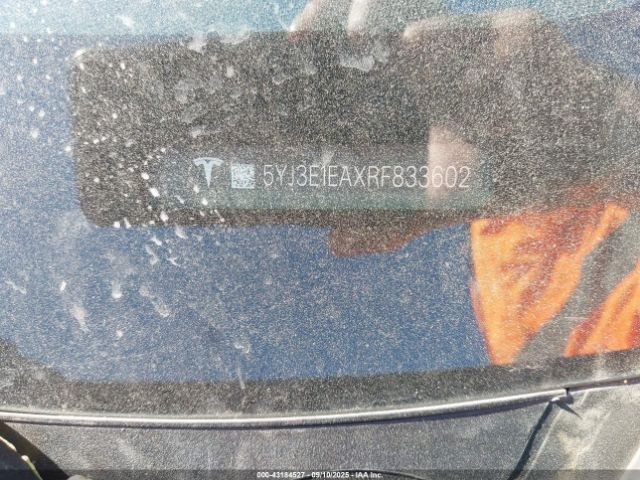 2024 TESLA MODEL 3 5YJ3E1EAXRF833602 Photo 8